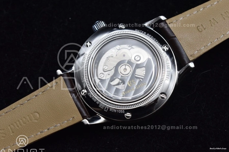 886 Leather Strap GSF 1:1 GMT Seiko NH Elegance Dial on SS Grand Brown Best Cream Reliable Edition 0710